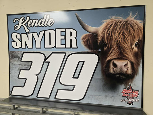 24" x 16" DIGITAL PRINTED ROOF SIGN