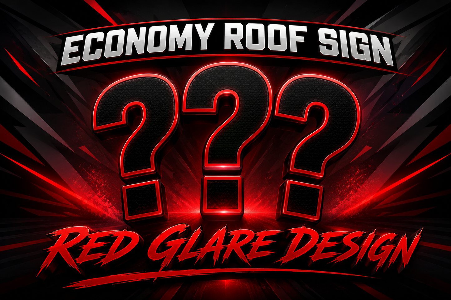 ECONOMY ROOF SIGN