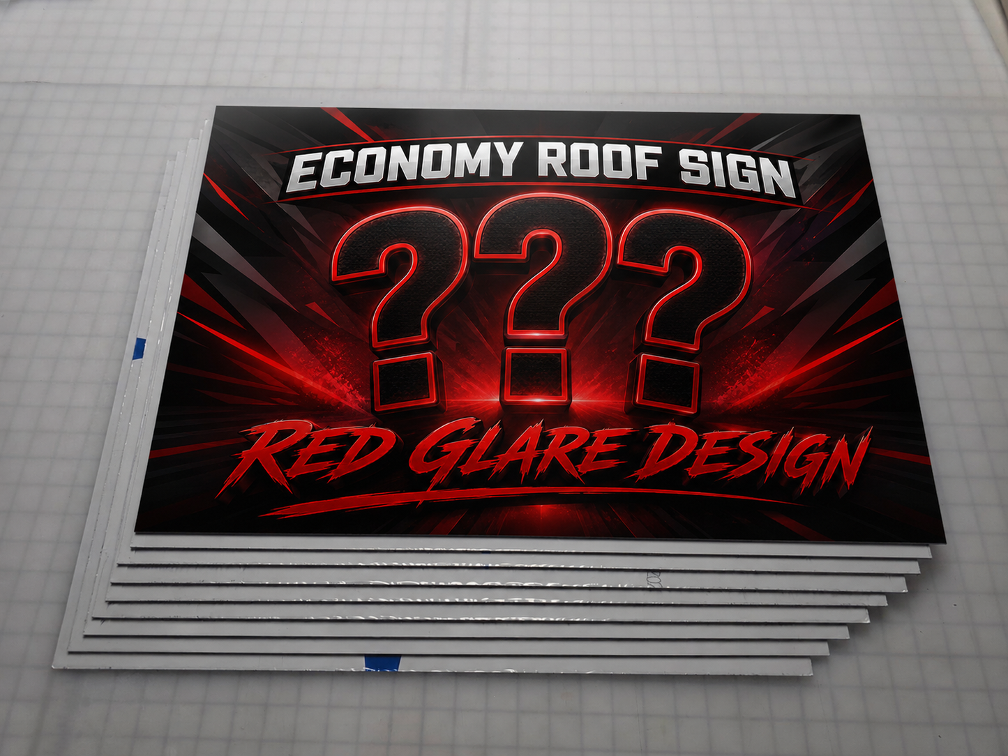 ECONOMY ROOF SIGN